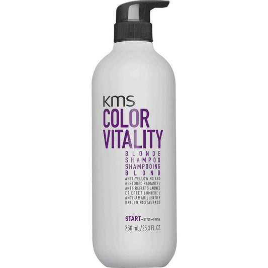 KMS ColorVitality Blonde Shampoo 750ml/25.3oz The Warehouse Salon