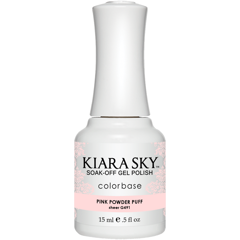 Kiara Sky - 0491 Pink Powderpuff (Gel) Queen Nails & Beauty Supplies