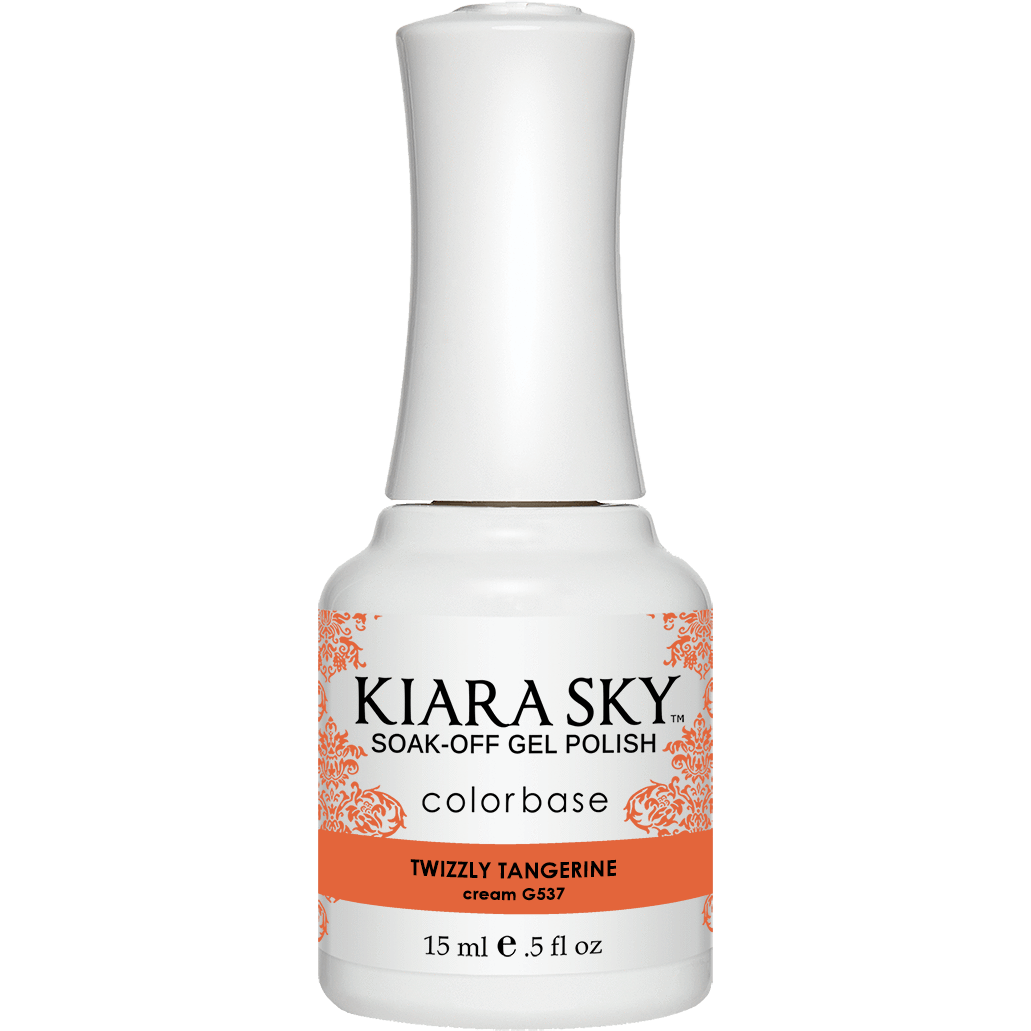 Kiara Sky - 0542 Twizzly Tangerine (Gel) Queen Nails & Beauty Supplies
