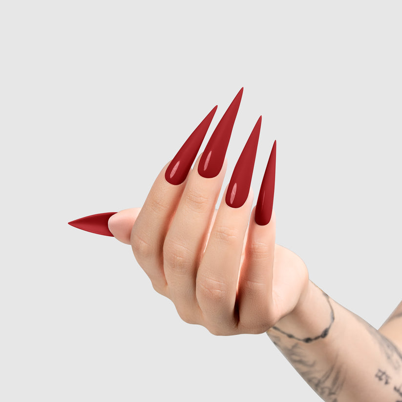 LG5211 - Red Hot Ridley Lunali Nail Supply