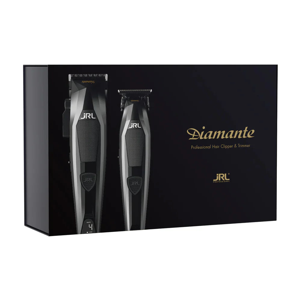 JRL Professional Diamante DI2025 Clipper & Trimmer Set Black