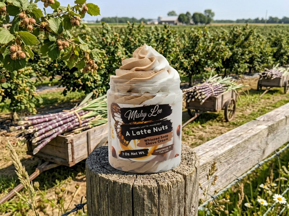 A Latte Nuts Whipped Soap and Shave Cream Mishy Lee Boutique