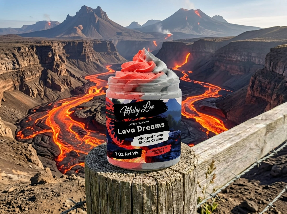 Lava Dreams Whipped Soap and Shave Cream Mishy Lee Boutique