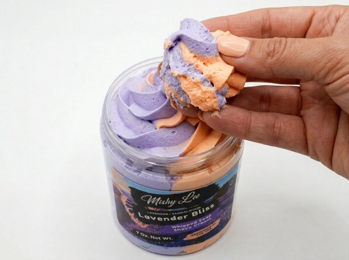 Lavender Bliss Whipped Soap and Shave Cream Mishy Lee Boutique
