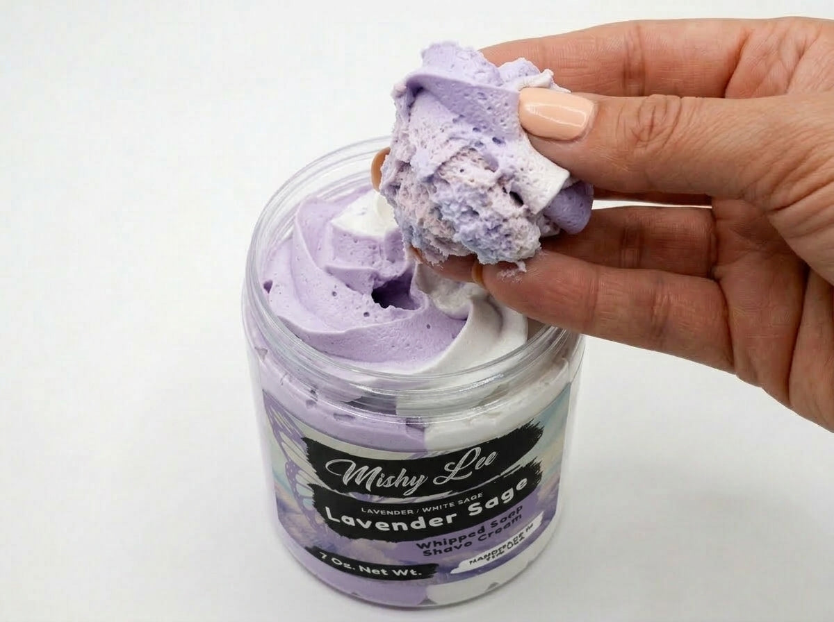 Lavender Sage Whipped Soap and Shave Cream Mishy Lee Boutique