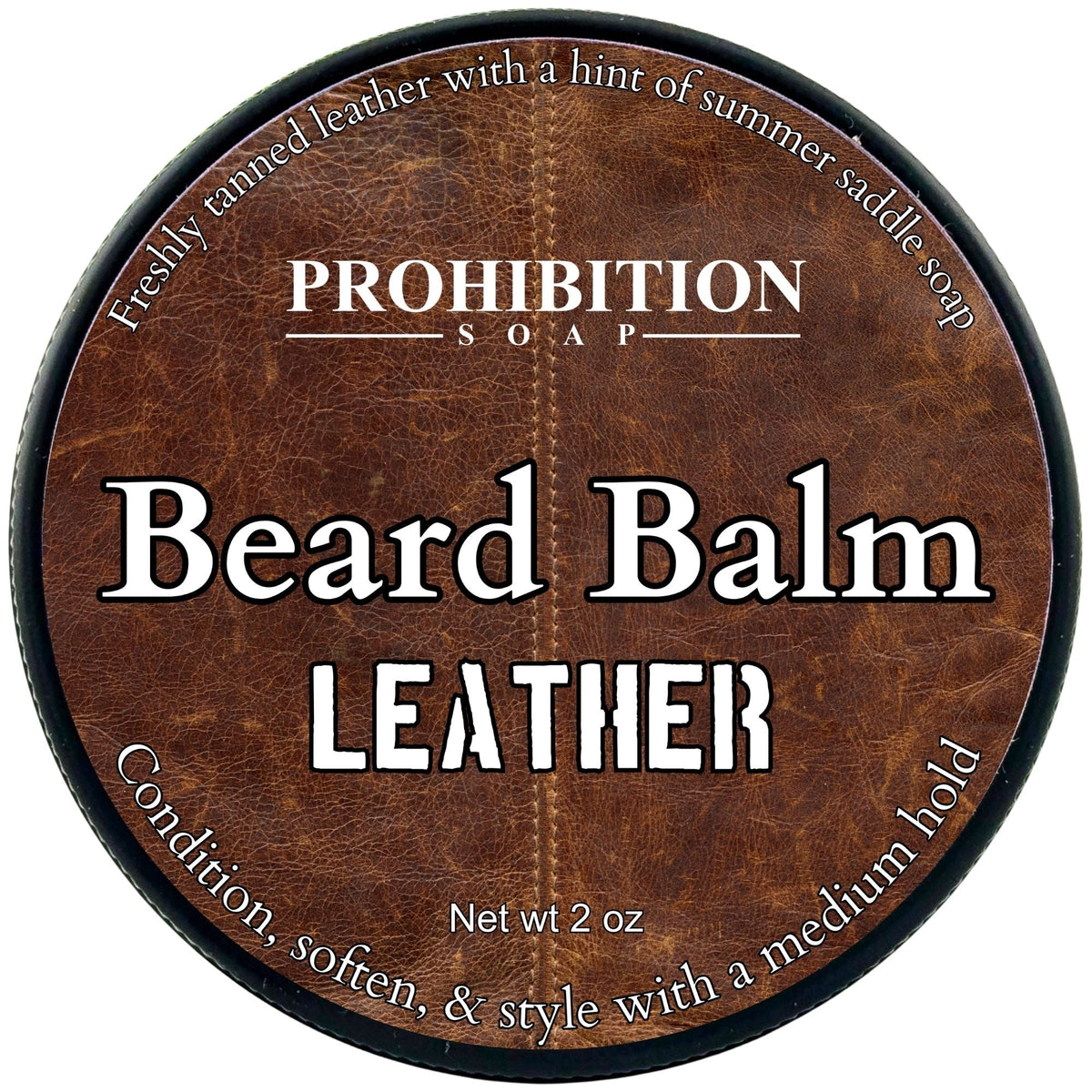 Leather Beard Balm Prohibition Soap