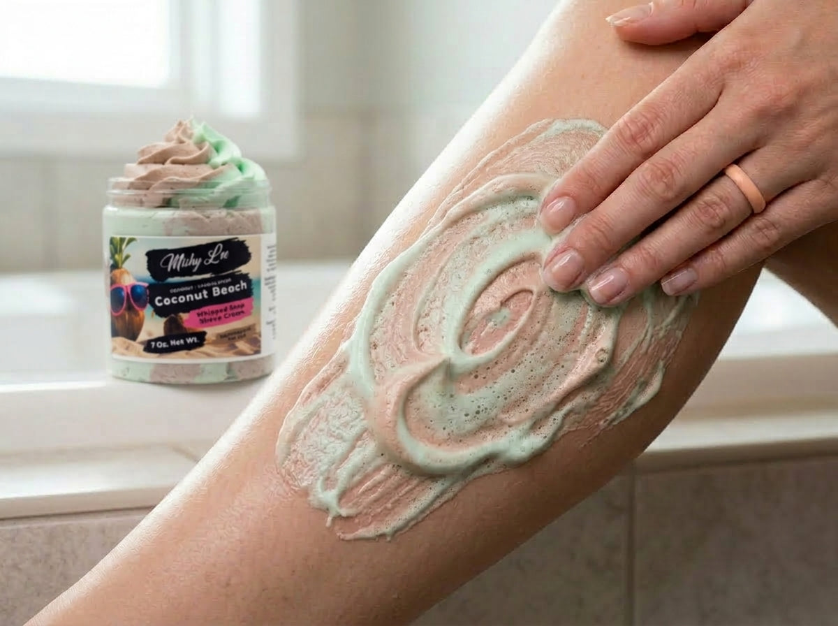 Coconut Beach Whipped Soap and Shave Cream Mishy Lee Boutique