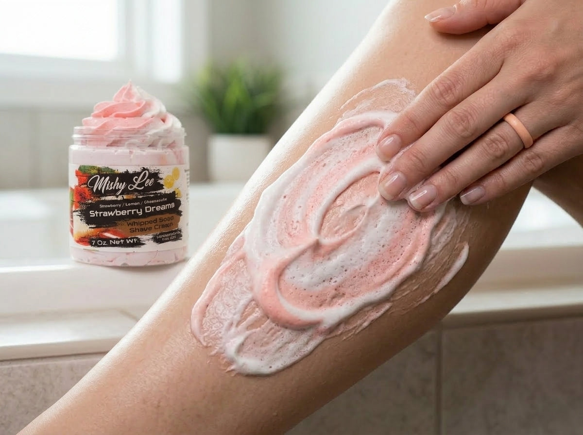 Strawberry Dreams Whipped Soap and Shave Cream Mishy Lee Boutique