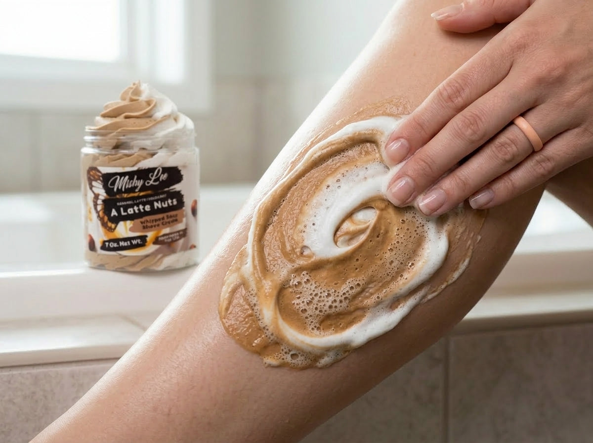 A Latte Nuts Whipped Soap and Shave Cream Mishy Lee Boutique