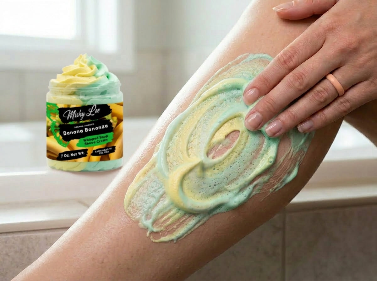 Banana Bonanza Whipped Soap and Shave Cream Mishy Lee Boutique