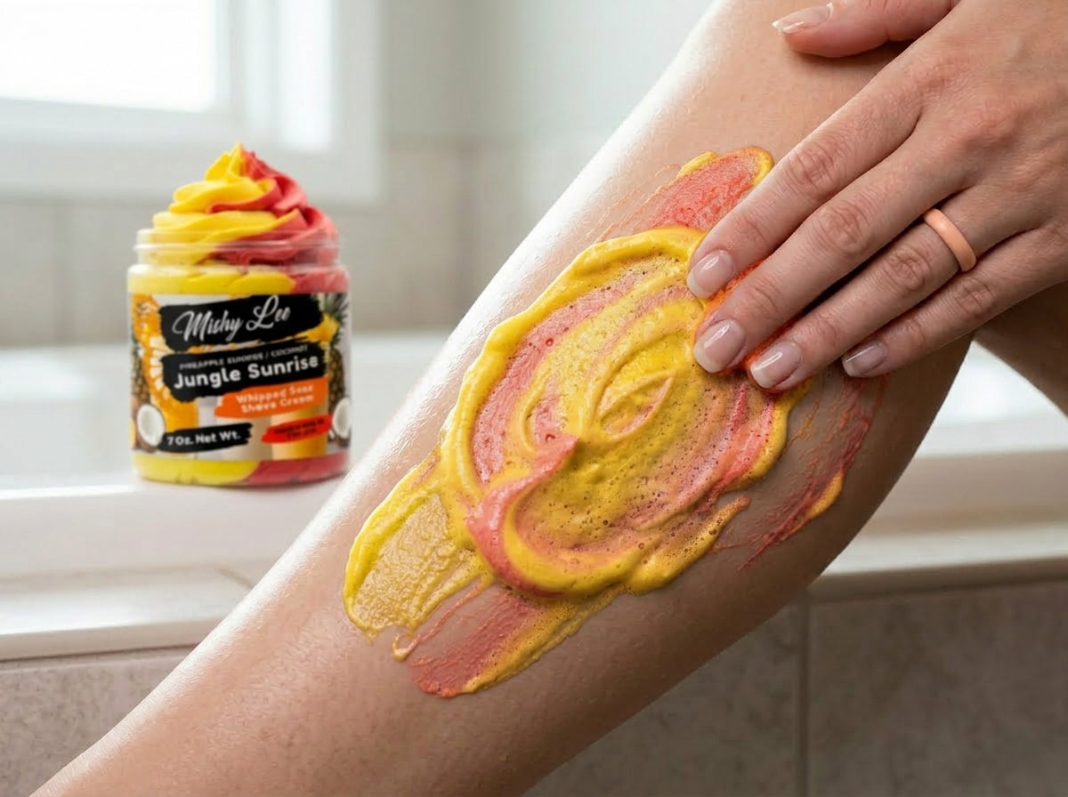 Jungle Sunrise Whipped Soap and Shave Cream Mishy Lee Boutique