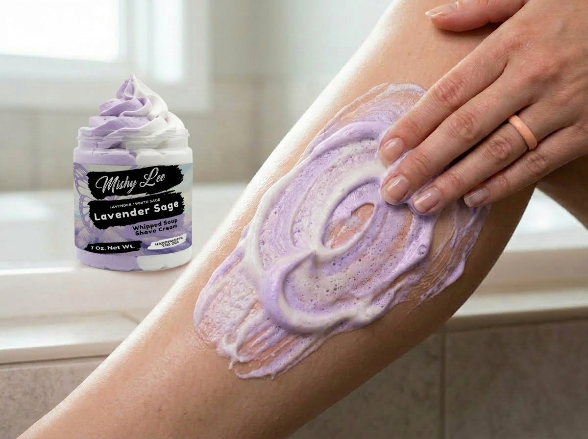 Lavender Sage Whipped Soap and Shave Cream Mishy Lee Boutique