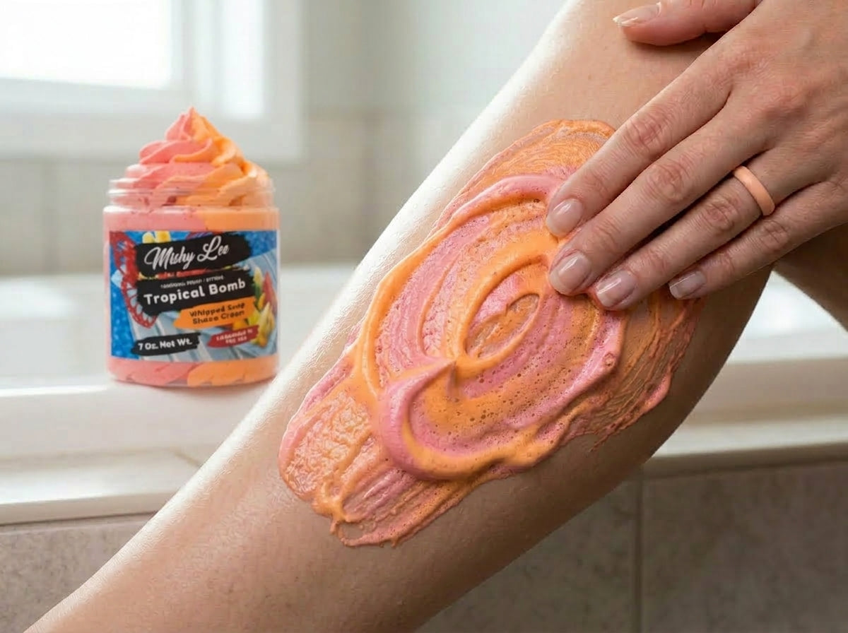 Tropical Fruit Bomb Whipped Soap and Shave Cream Mishy Lee Boutique