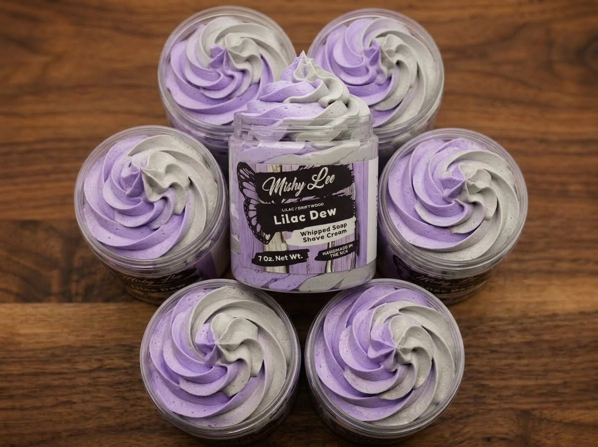 Lilac Dew Whipped Soap and Shave Cream Mishy Lee Boutique