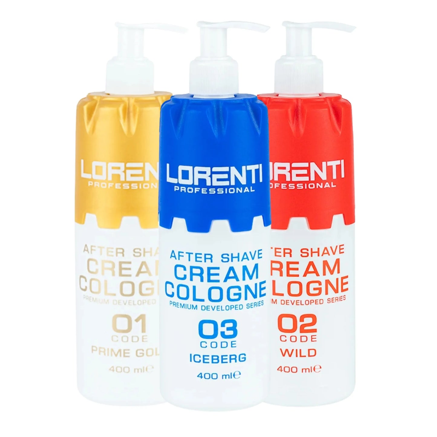 Lorenti Cream Cologne 400ml - 2-in-1 Aftershave, Skin Regenerating & Refreshing Vip Barber Supply