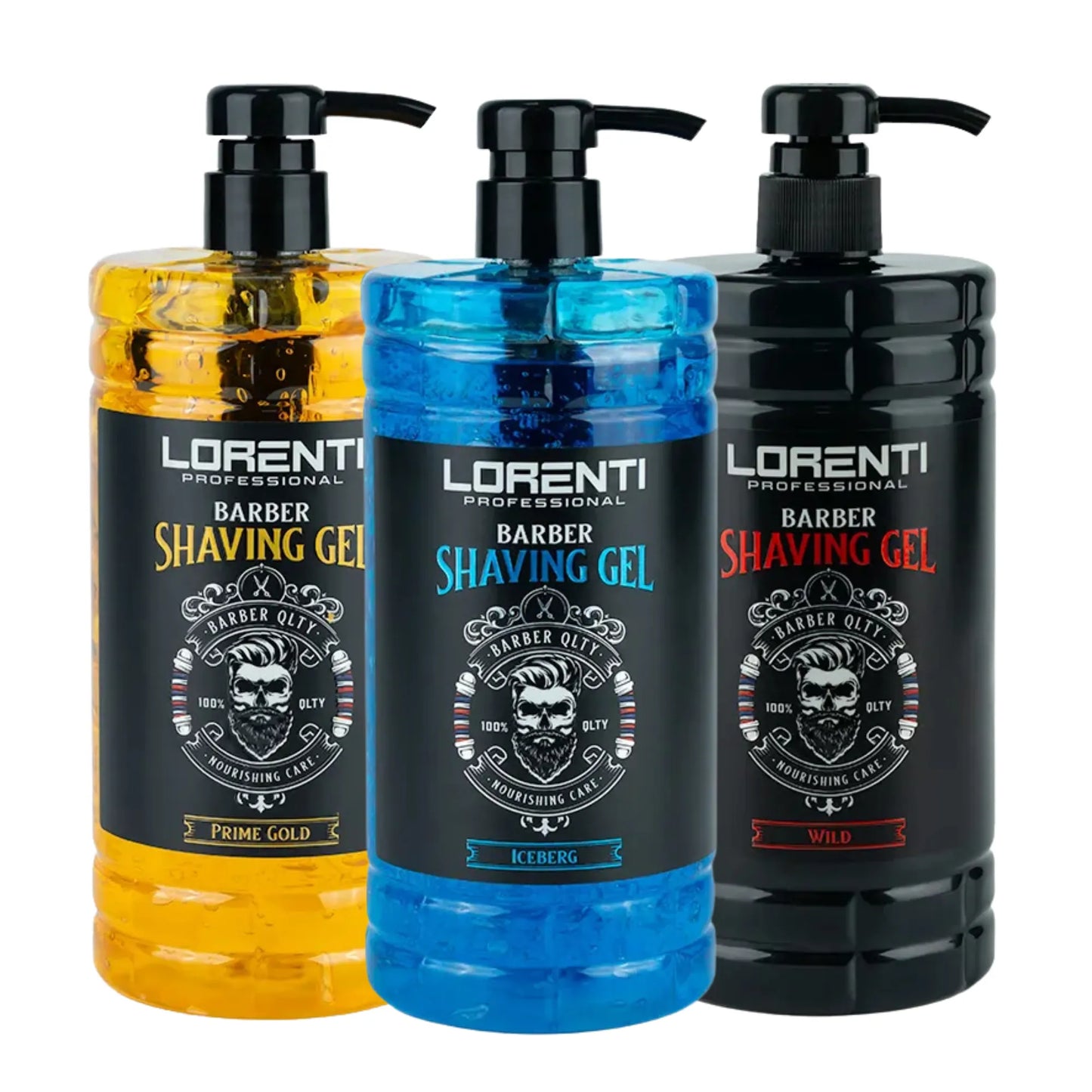 Lorenti Shaving Gel 1000ml assorted scents Vip Barber Supply