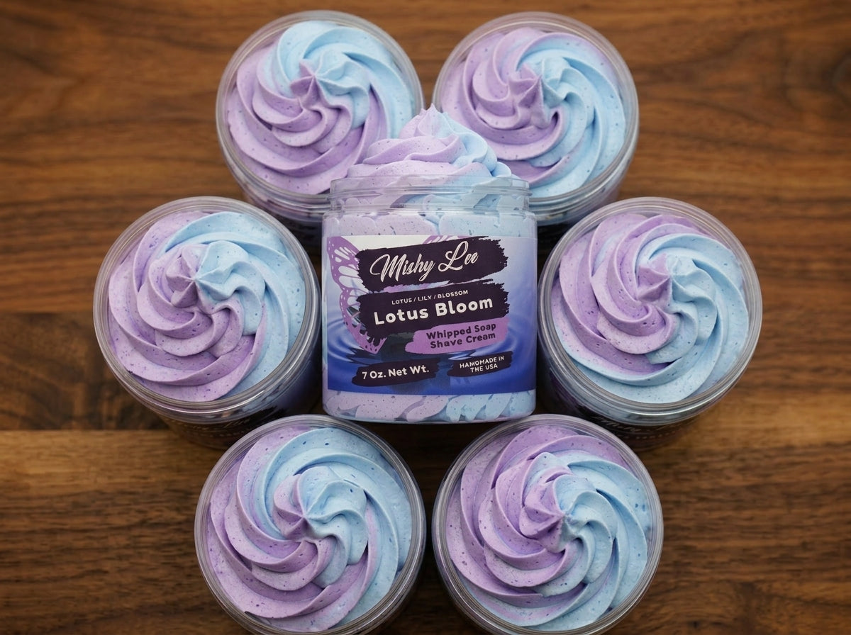 Lotus Bloom Whipped Soap and Shave Cream Mishy Lee Boutique