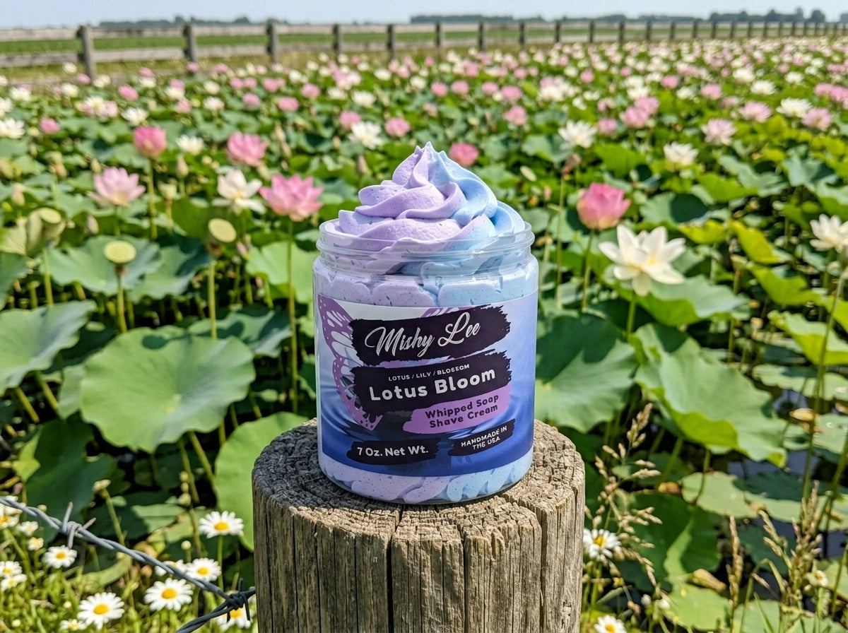 Lotus Bloom Whipped Soap and Shave Cream Mishy Lee Boutique
