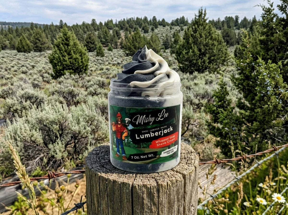 Lumberjack Men's Whipped Soap and Shave Cream Mishy Lee Boutique