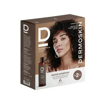 Dermoskin Biotin Shampoo for Women - Strengthens & Nourishes Hair, Sulfate & Paraben Free Beauty Care Bag