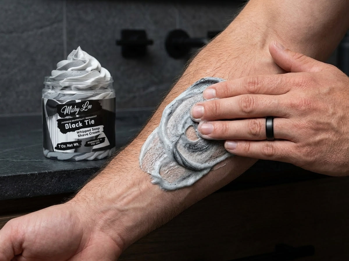Black Tie Men's Whipped Soap and Shave Cream Mishy Lee Boutique