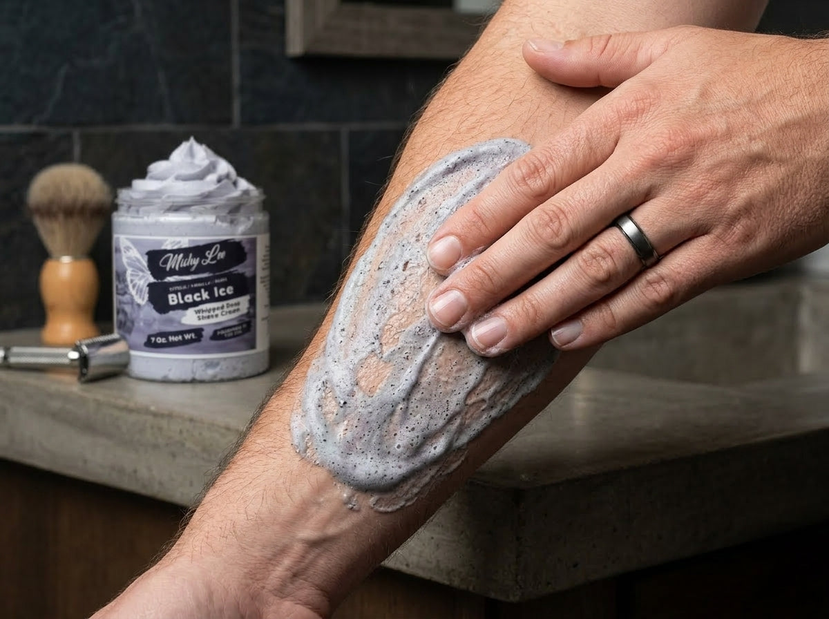 Black Ice Men's Whipped Soap and Shave Cream Mishy Lee Boutique