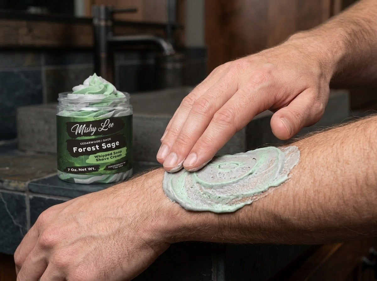 Forest Sage Men's Whipped Soap and Shave Cream Mishy Lee Boutique