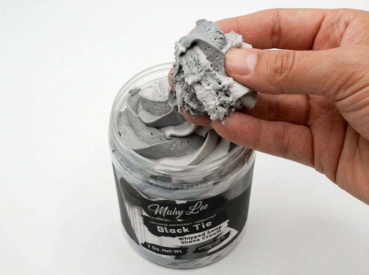 Black Tie Men's Whipped Soap and Shave Cream Mishy Lee Boutique