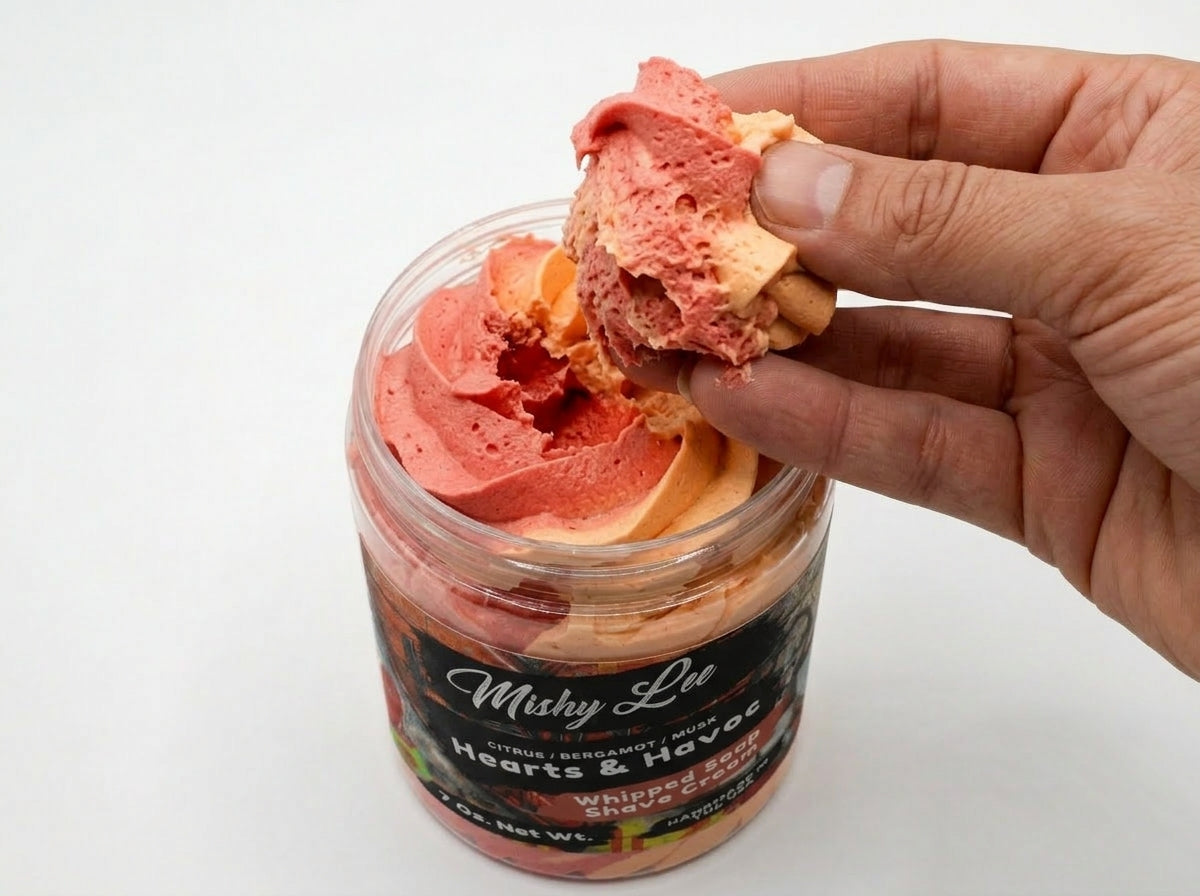 Hearts & Havoc Men's Whipped Soap and Shave Cream Mishy Lee Boutique