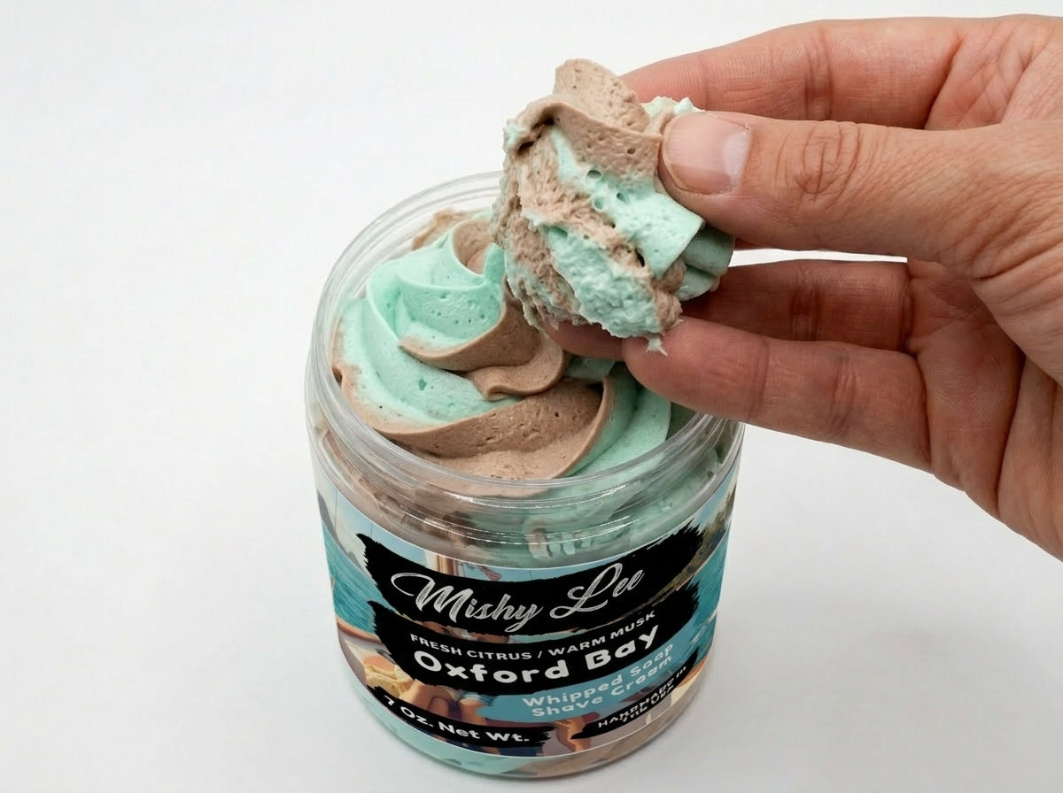 Oxford Bay Men's Whipped Soap and Shave Cream Mishy Lee Boutique
