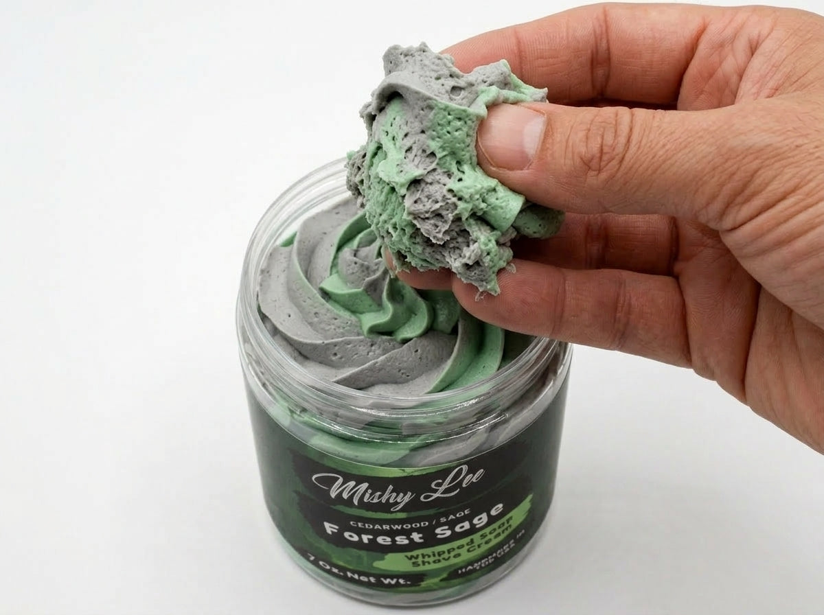 Forest Sage Men's Whipped Soap and Shave Cream Mishy Lee Boutique
