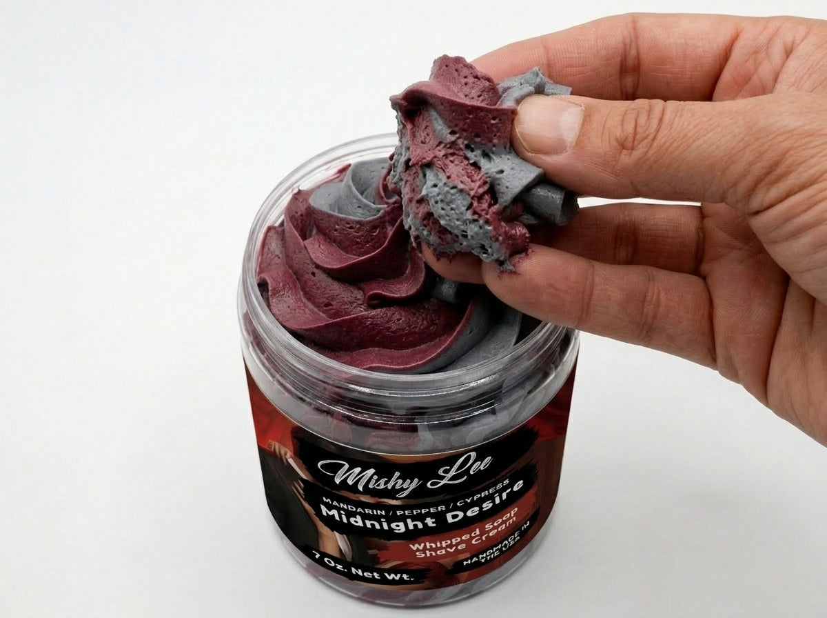 Midnight Desire Men's Whipped Soap and Shave Cream Mishy Lee Boutique