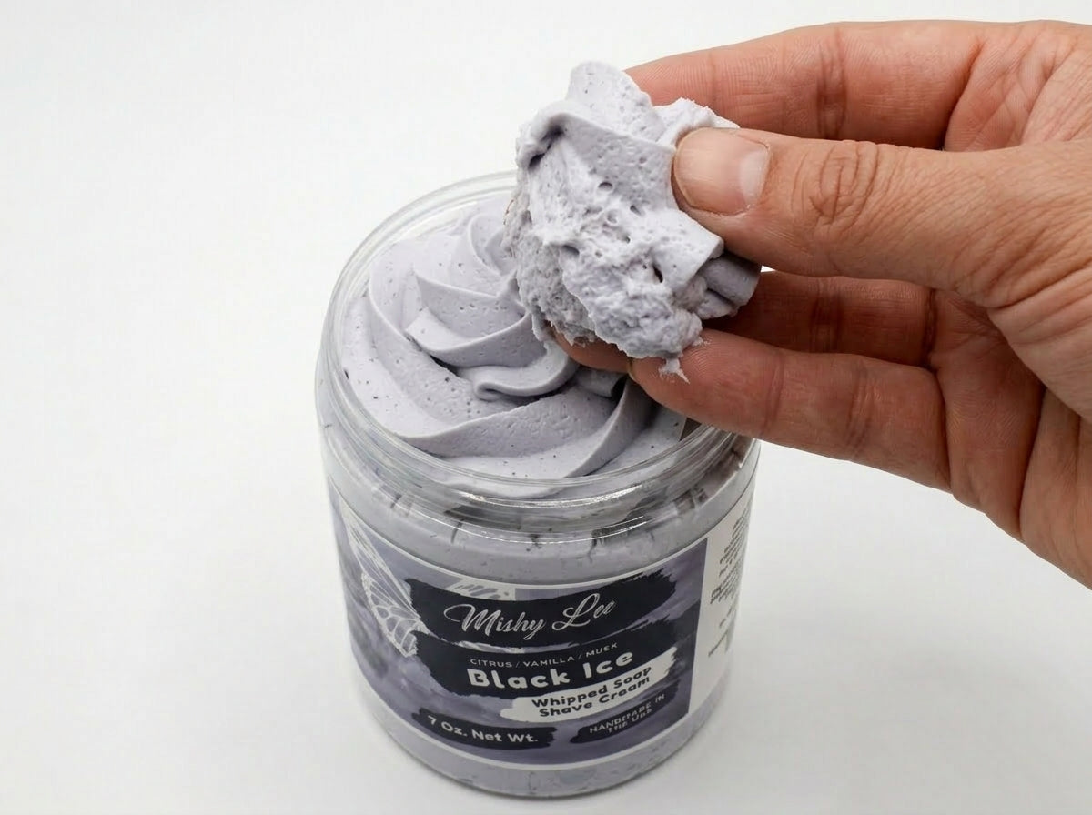 Black Ice Men's Whipped Soap and Shave Cream Mishy Lee Boutique