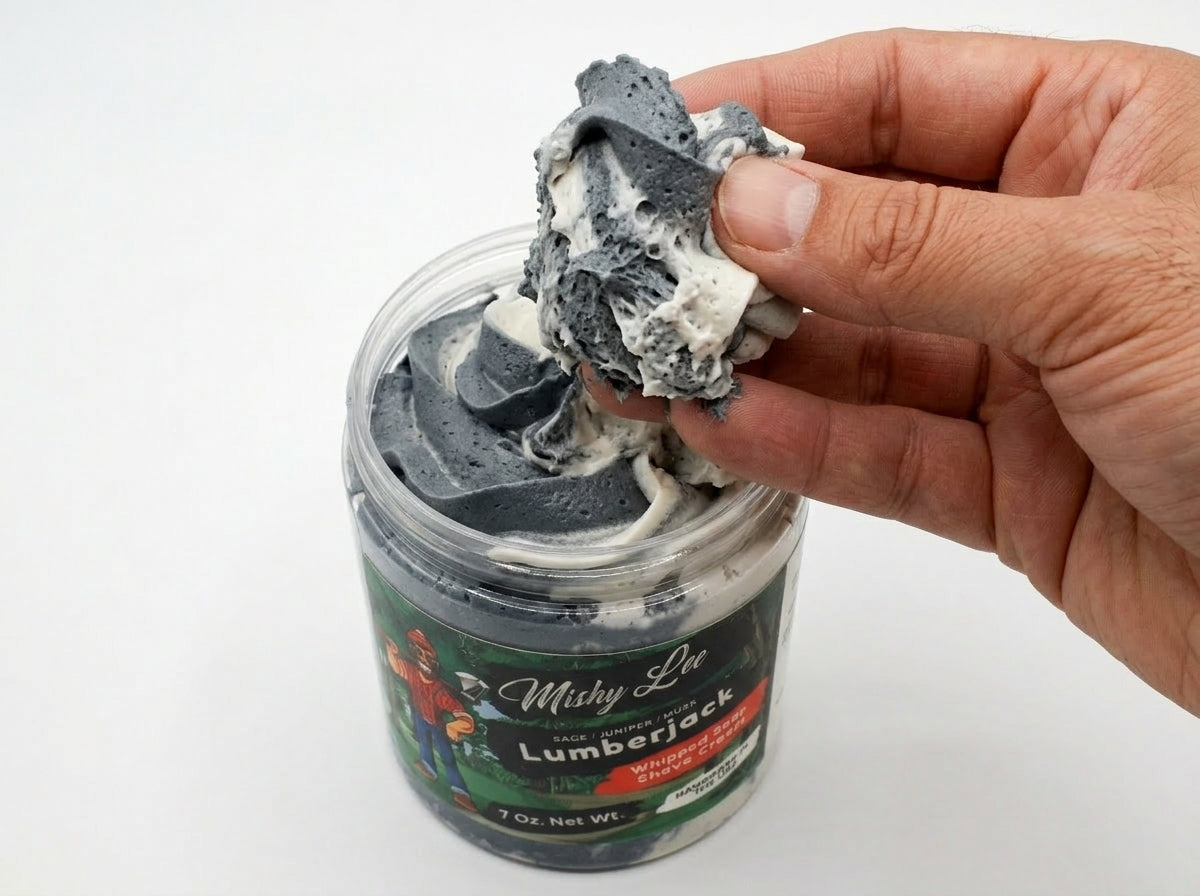 Lumberjack Men's Whipped Soap and Shave Cream Mishy Lee Boutique