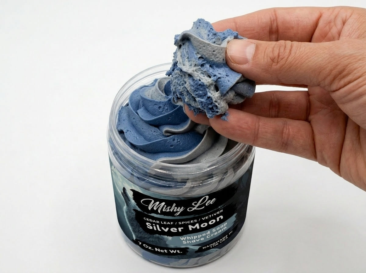 Silver Moon Men's Whipped Soap and Shave Cream Mishy Lee Boutique