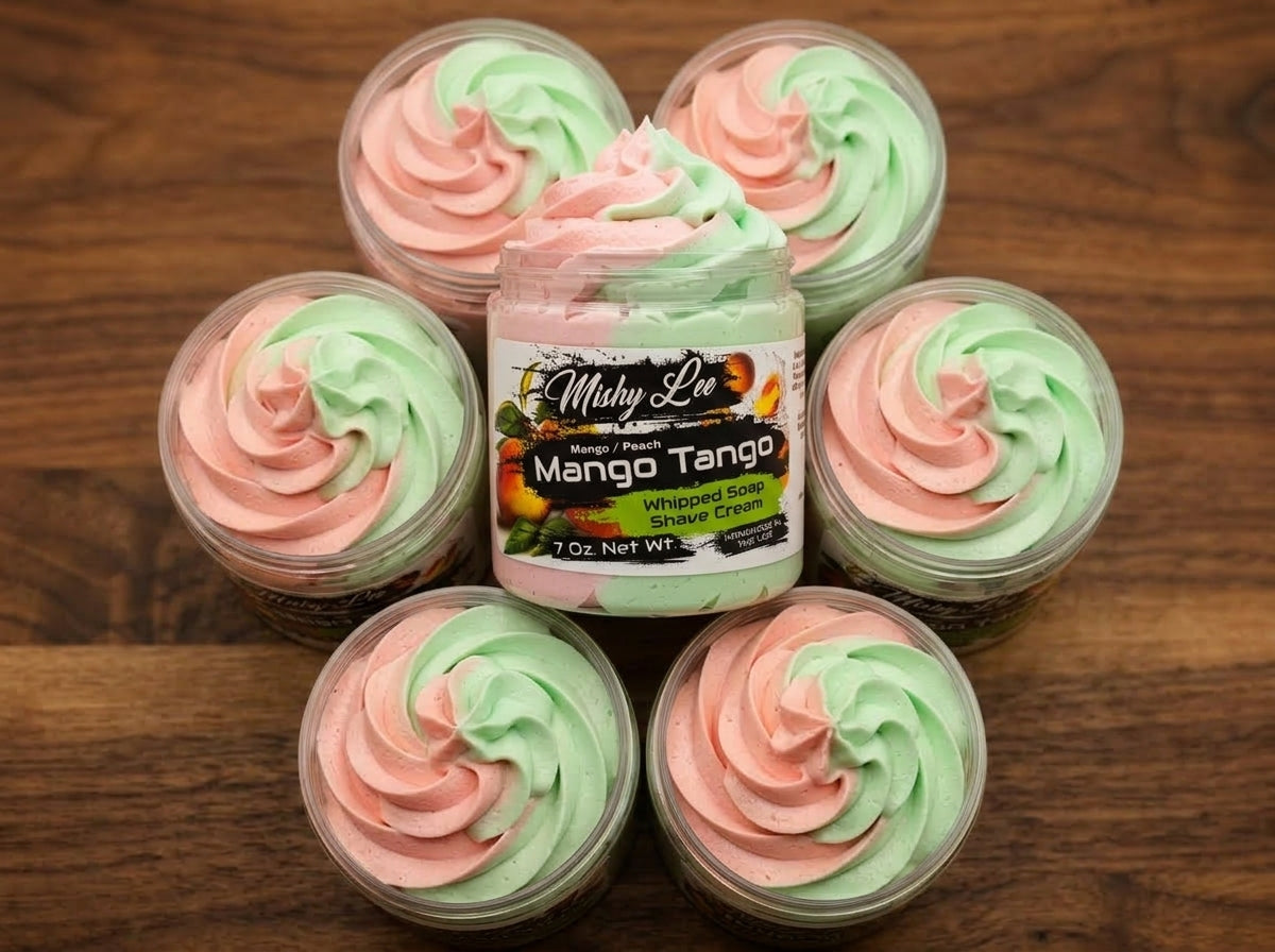 Mango Tango Whipped Soap and Shave Cream Mishy Lee Boutique