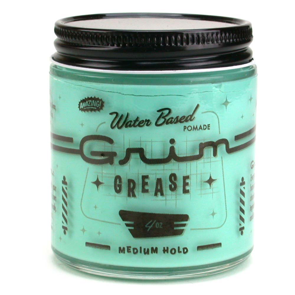 Grim Grease Medium Hold Water Based Pomade (Non water soluble) The Grease Shop
