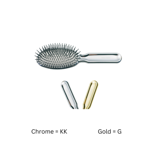 Metallic Pneumatic Oval Synthetic Pin Hairbrush KOH-I-NOOR Beauty USA