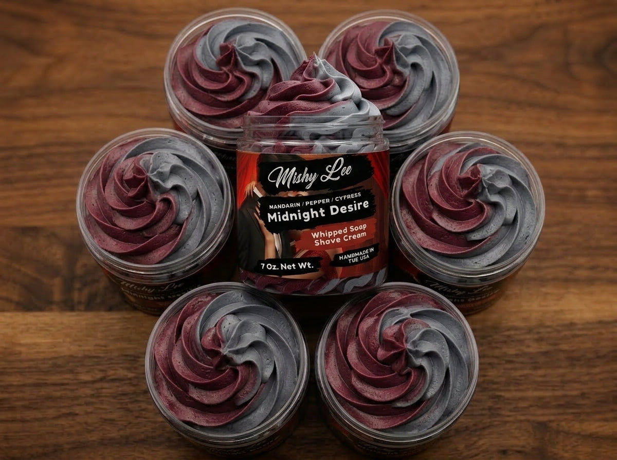 Midnight Desire Men's Whipped Soap and Shave Cream Mishy Lee Boutique