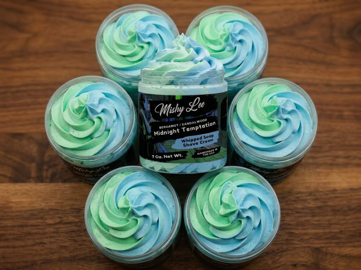 Midnight Temptation Men's Whipped Soap and Shave Cream Mishy Lee Boutique