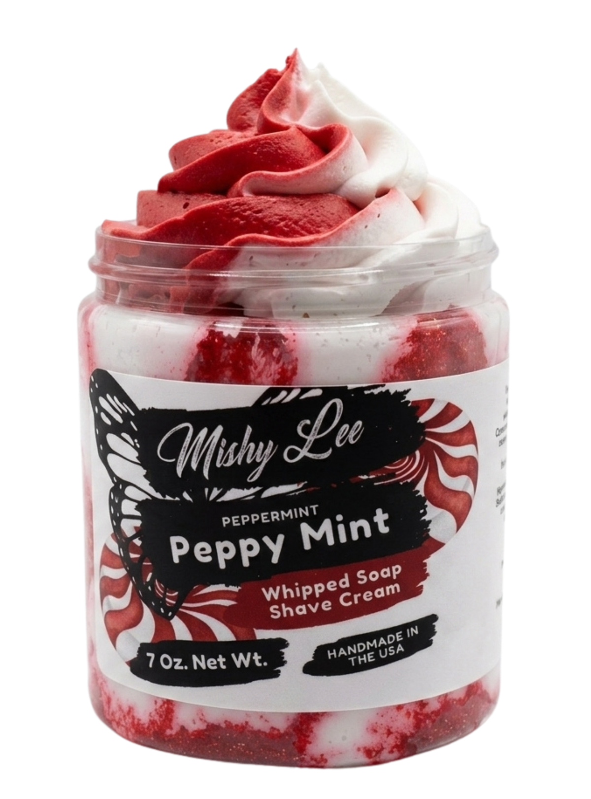 Peppy Mint Whipped Soap and Shave Cream Mishy Lee Boutique