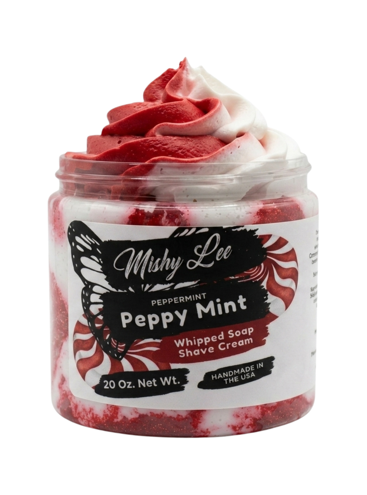 Peppy Mint Whipped Soap and Shave Cream Mishy Lee Boutique