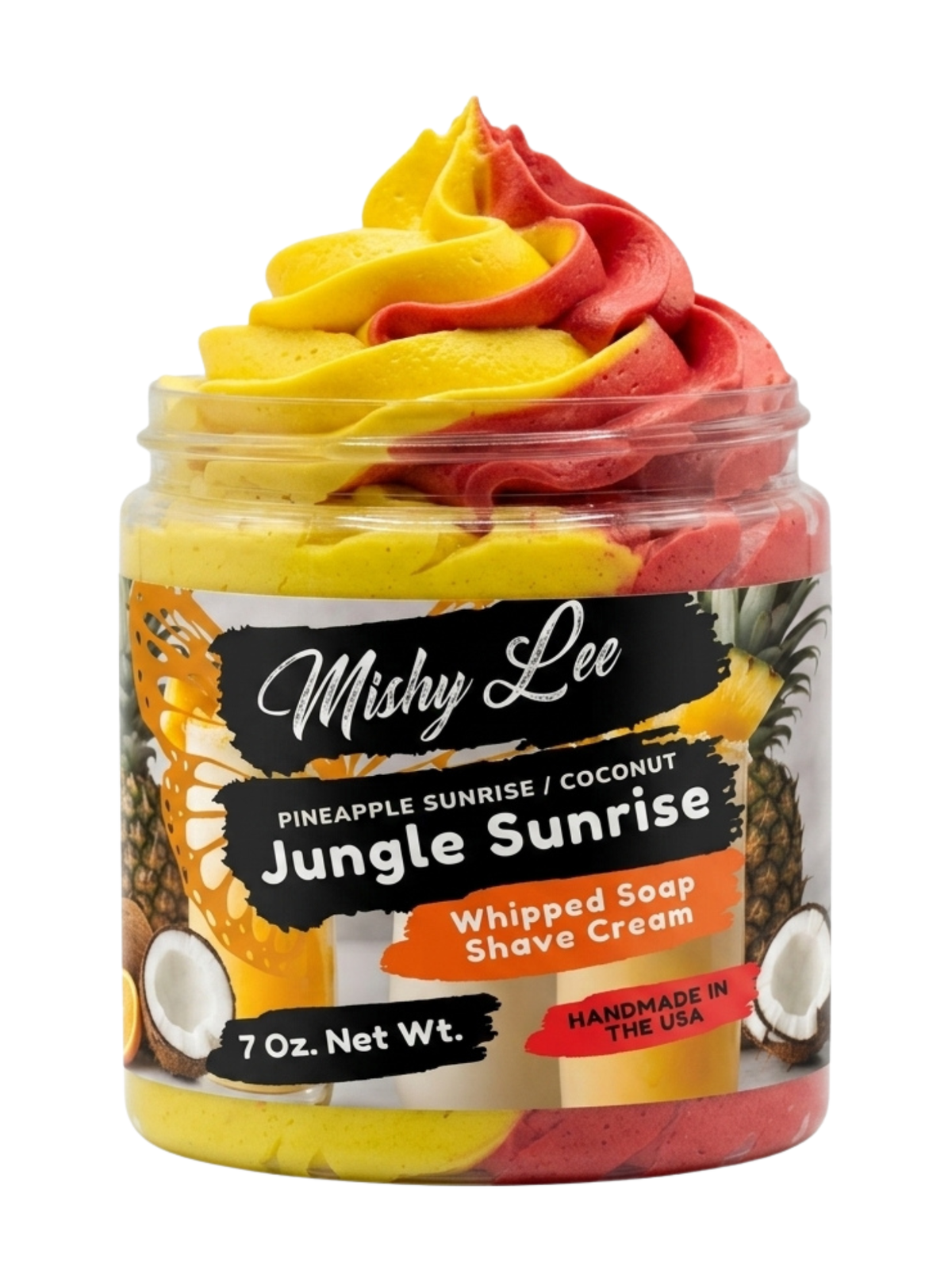Jungle Sunrise Whipped Soap and Shave Cream Mishy Lee Boutique