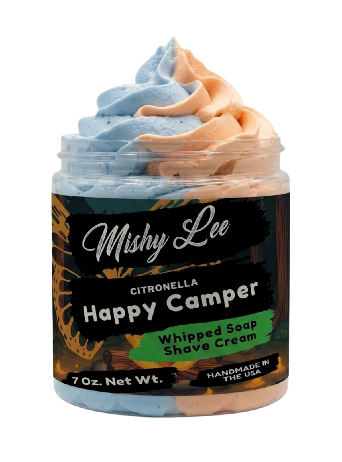Happy Camper Whipped Soap and Shave Cream Mishy Lee Boutique