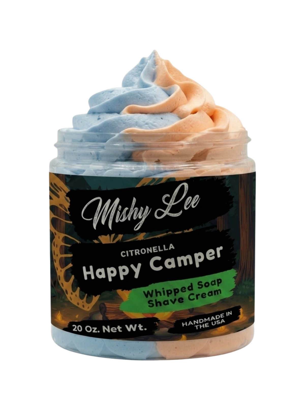 Happy Camper Whipped Soap and Shave Cream Mishy Lee Boutique