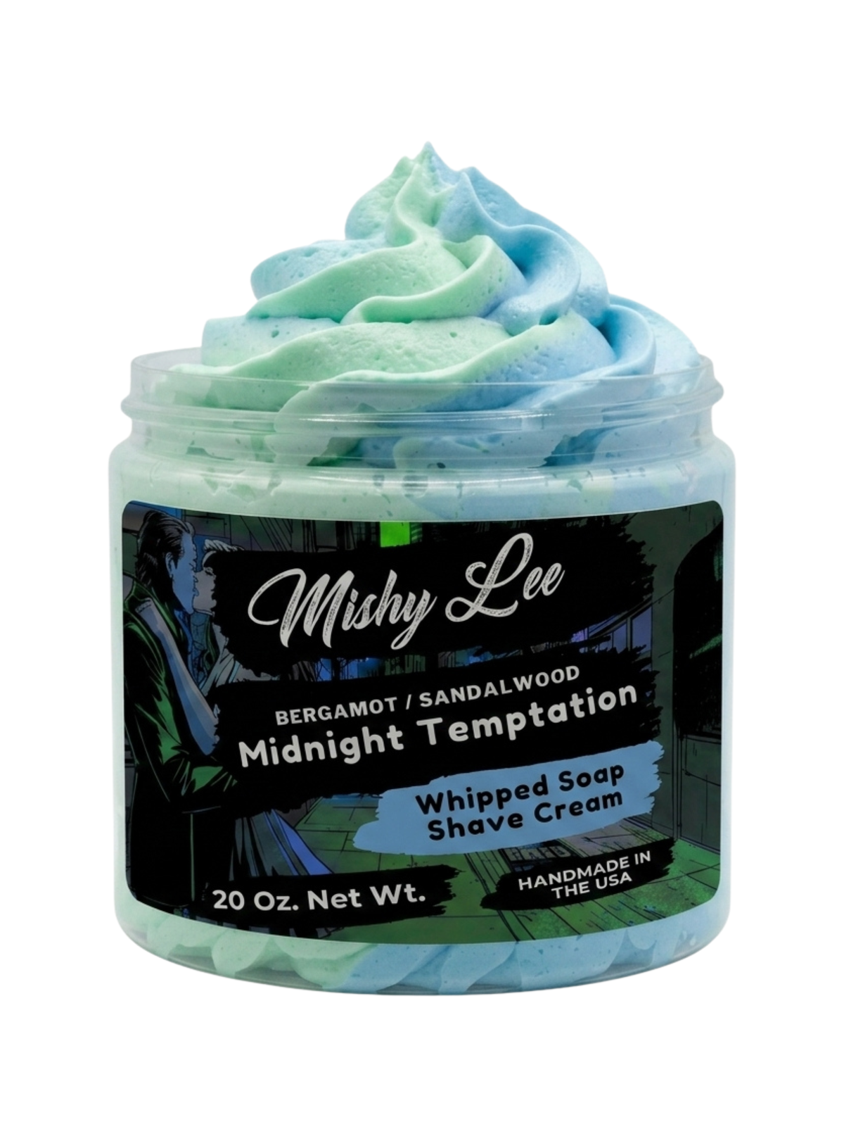 Midnight Temptation Men's Whipped Soap and Shave Cream Mishy Lee Boutique