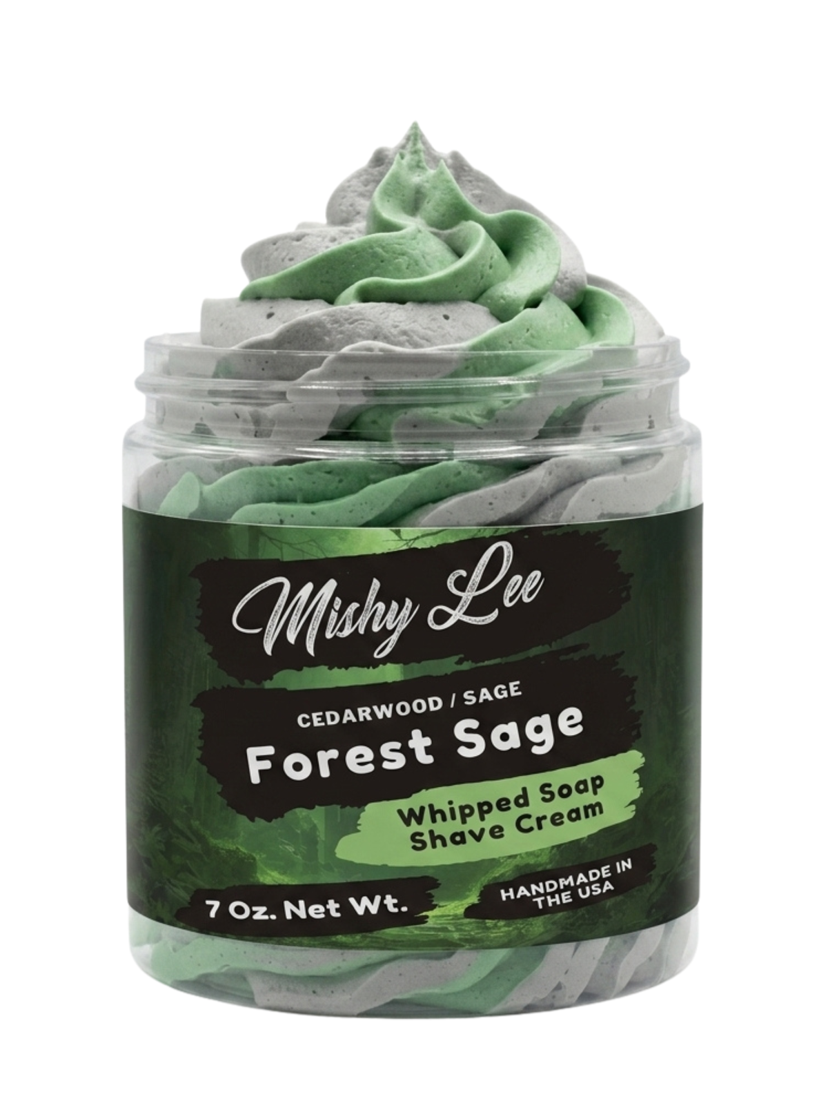 Forest Sage Men's Whipped Soap and Shave Cream Mishy Lee Boutique
