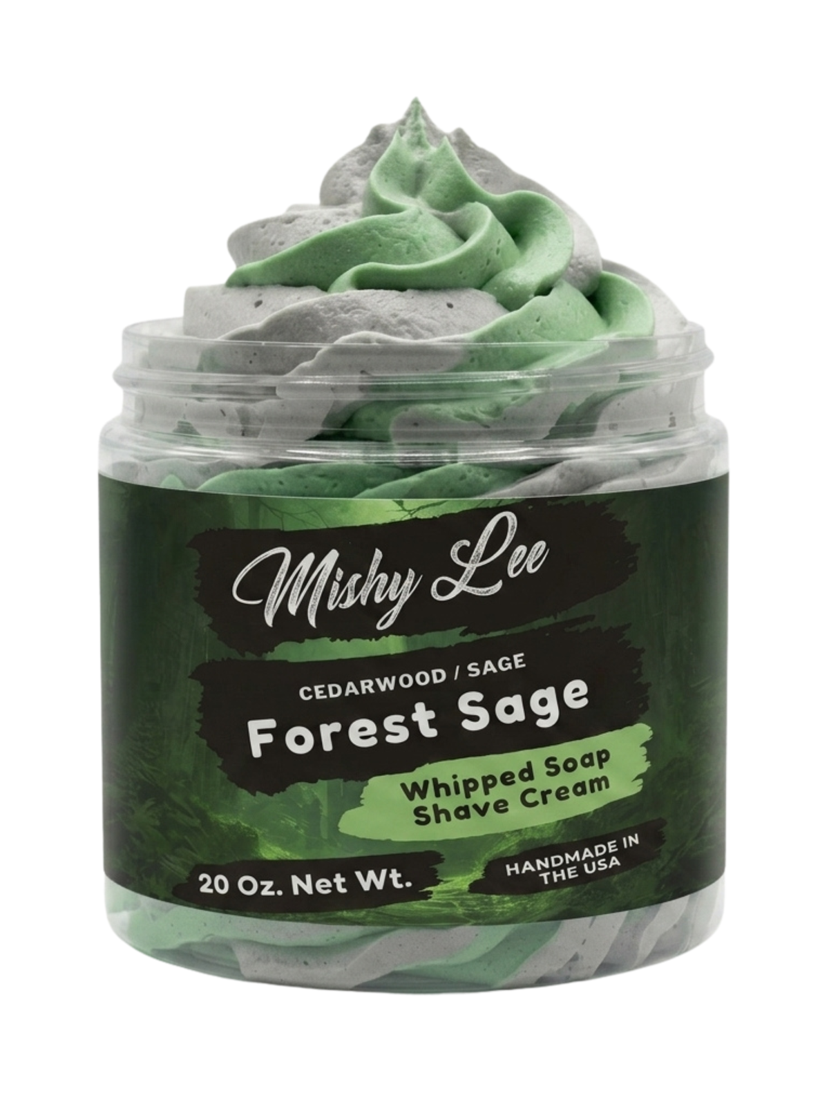 Forest Sage Men's Whipped Soap and Shave Cream Mishy Lee Boutique