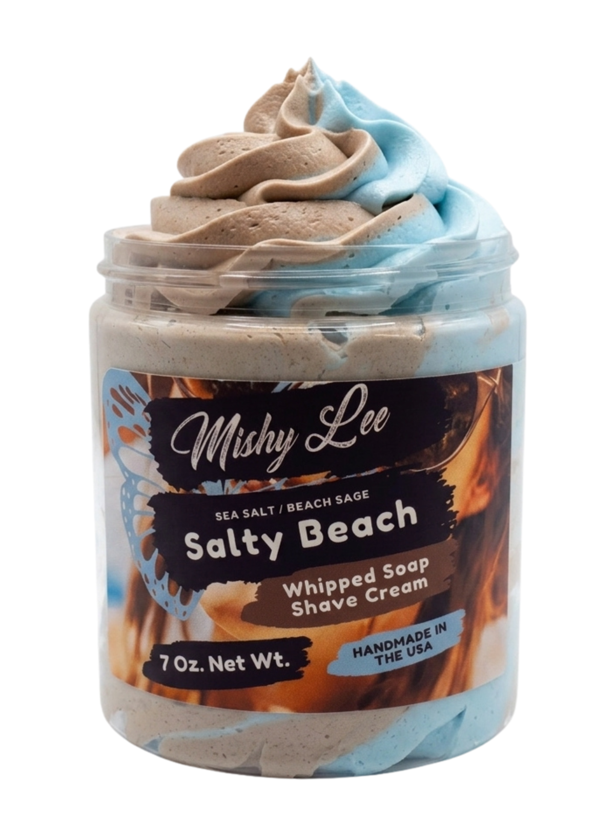 Salty Beach Whipped Soap and Shave Cream Mishy Lee Boutique