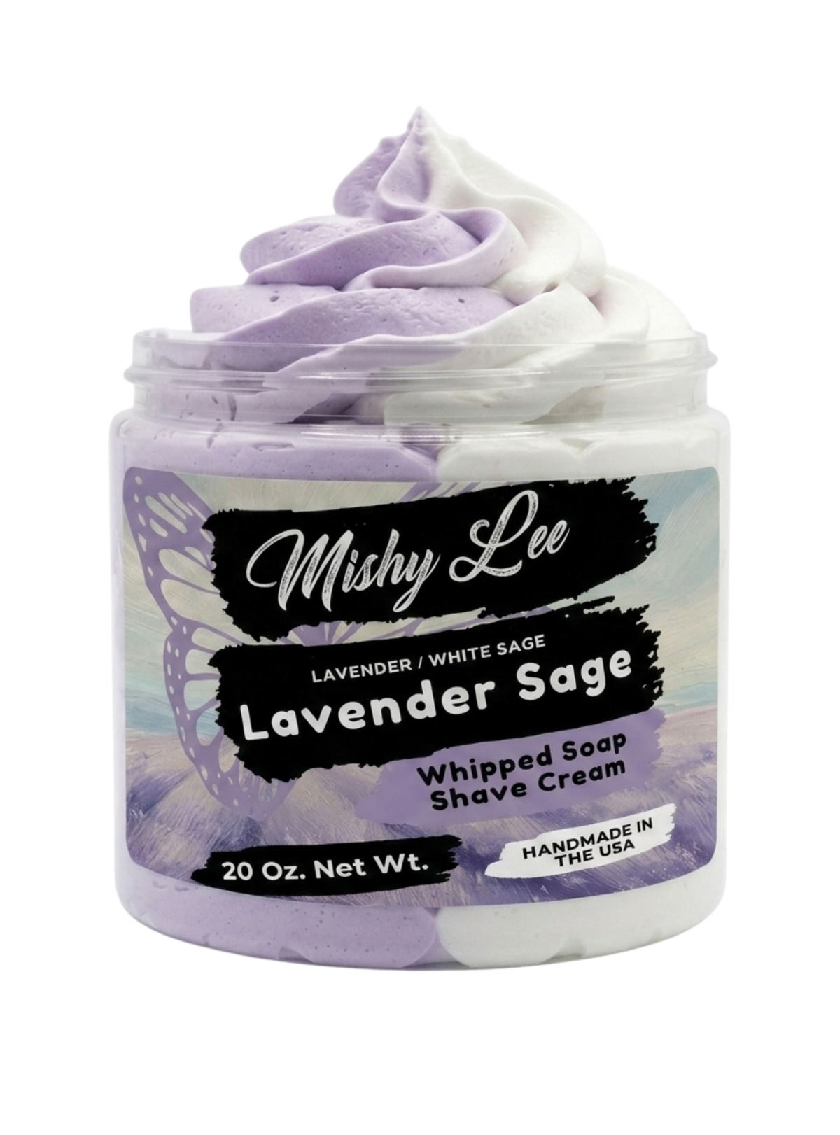 Lavender Sage Whipped Soap and Shave Cream Mishy Lee Boutique